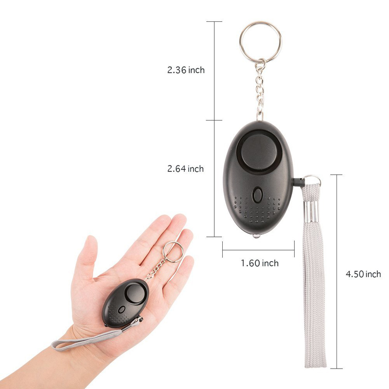 Safe Sound Personal Alarm Keychain Loud Alert Led Light 130db Self Defense Siren 744110614879 Ebay 7877